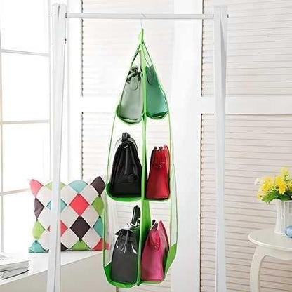 Hanging Handbag Organizer Storage Bag Wardrobe Closet for Purse, Clutch Pack of 2