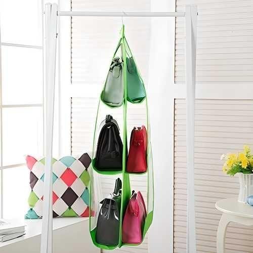 Hanging Handbag Organizer Storage Bag Wardrobe Closet for Purse, Clutch Pack of 2